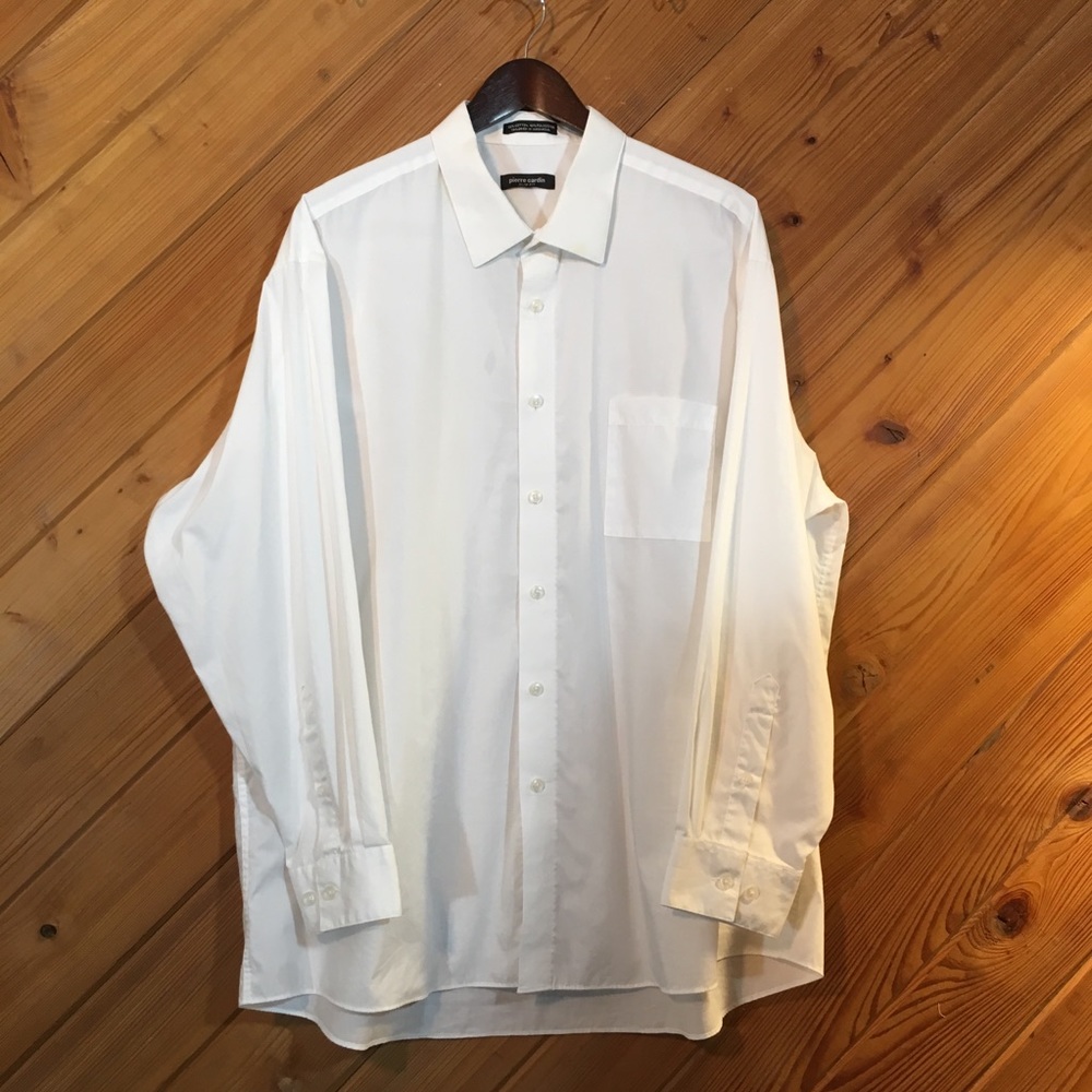 Pierre Cardin Men's Long Sleeve Dress Shirt, XXL